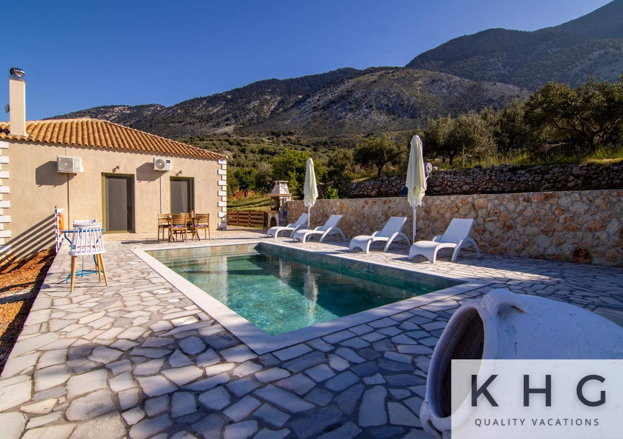 Skoumas Villa Surrounded By Olive Trees! Vlachata Extérieur photo