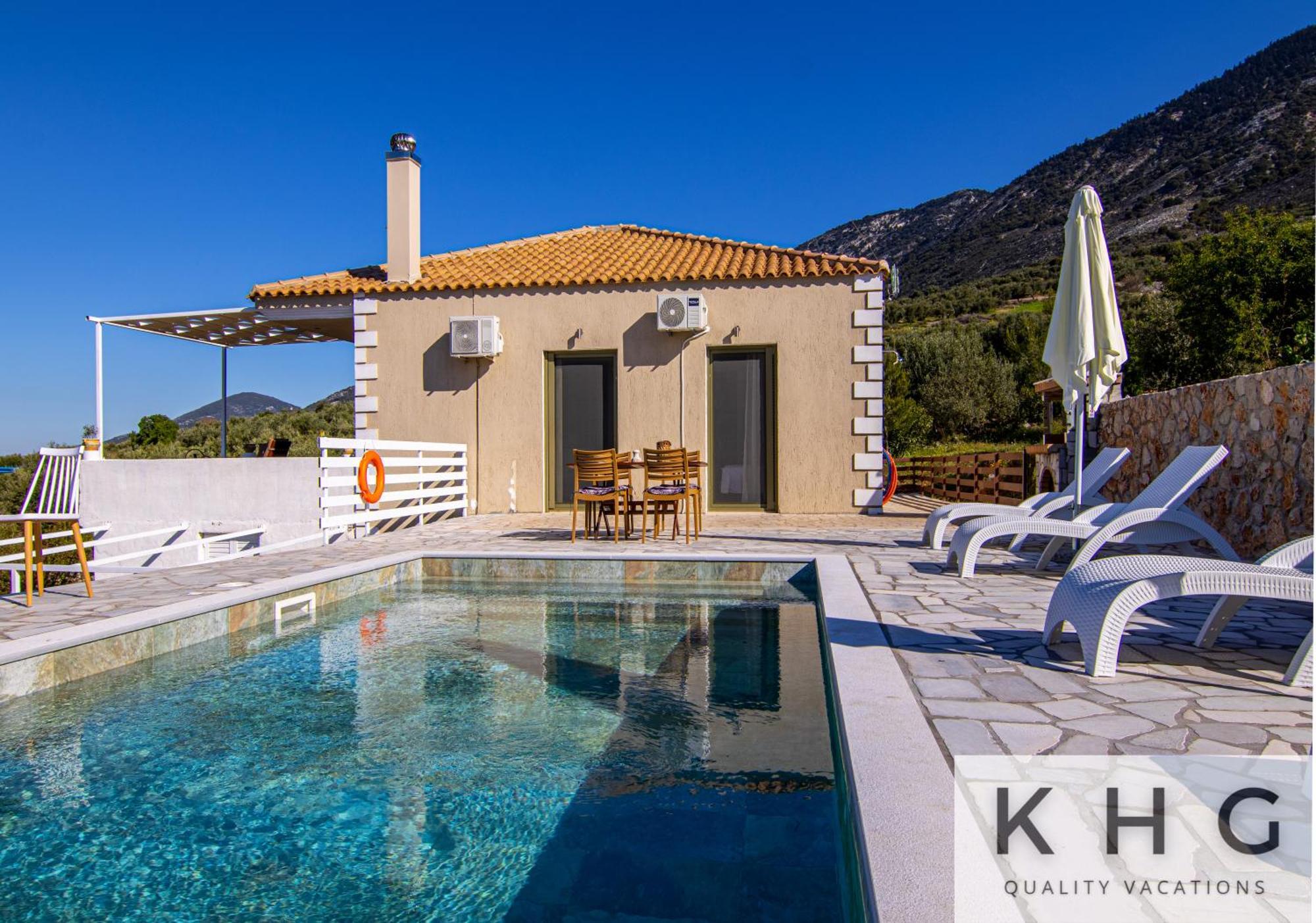 Skoumas Villa Surrounded By Olive Trees! Vlachata Extérieur photo