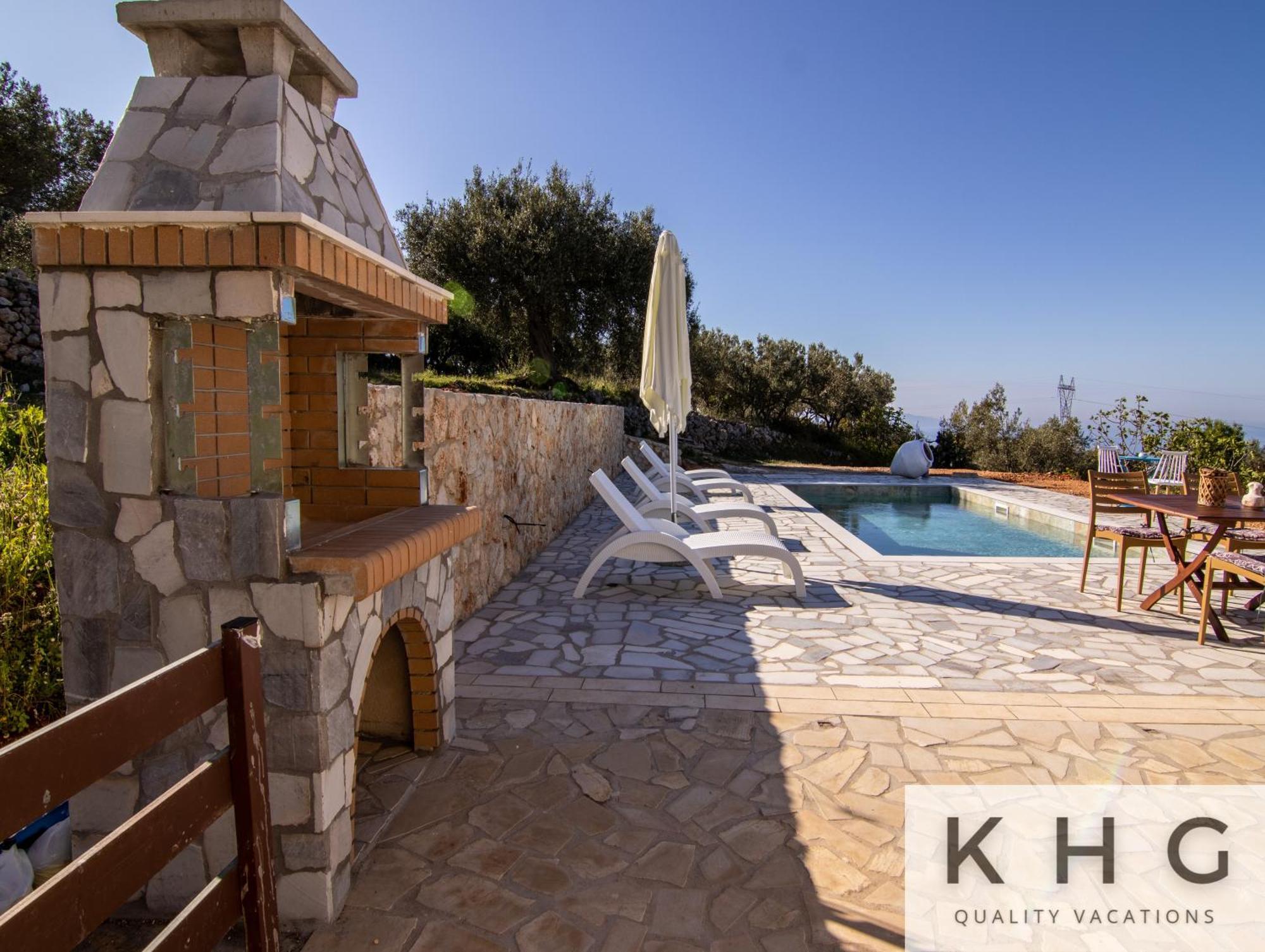 Skoumas Villa Surrounded By Olive Trees! Vlachata Extérieur photo