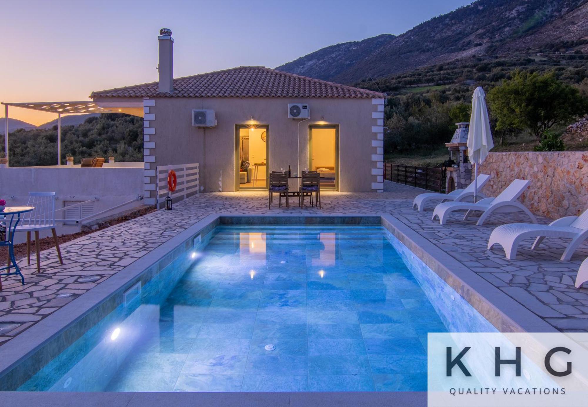 Skoumas Villa Surrounded By Olive Trees! Vlachata Extérieur photo