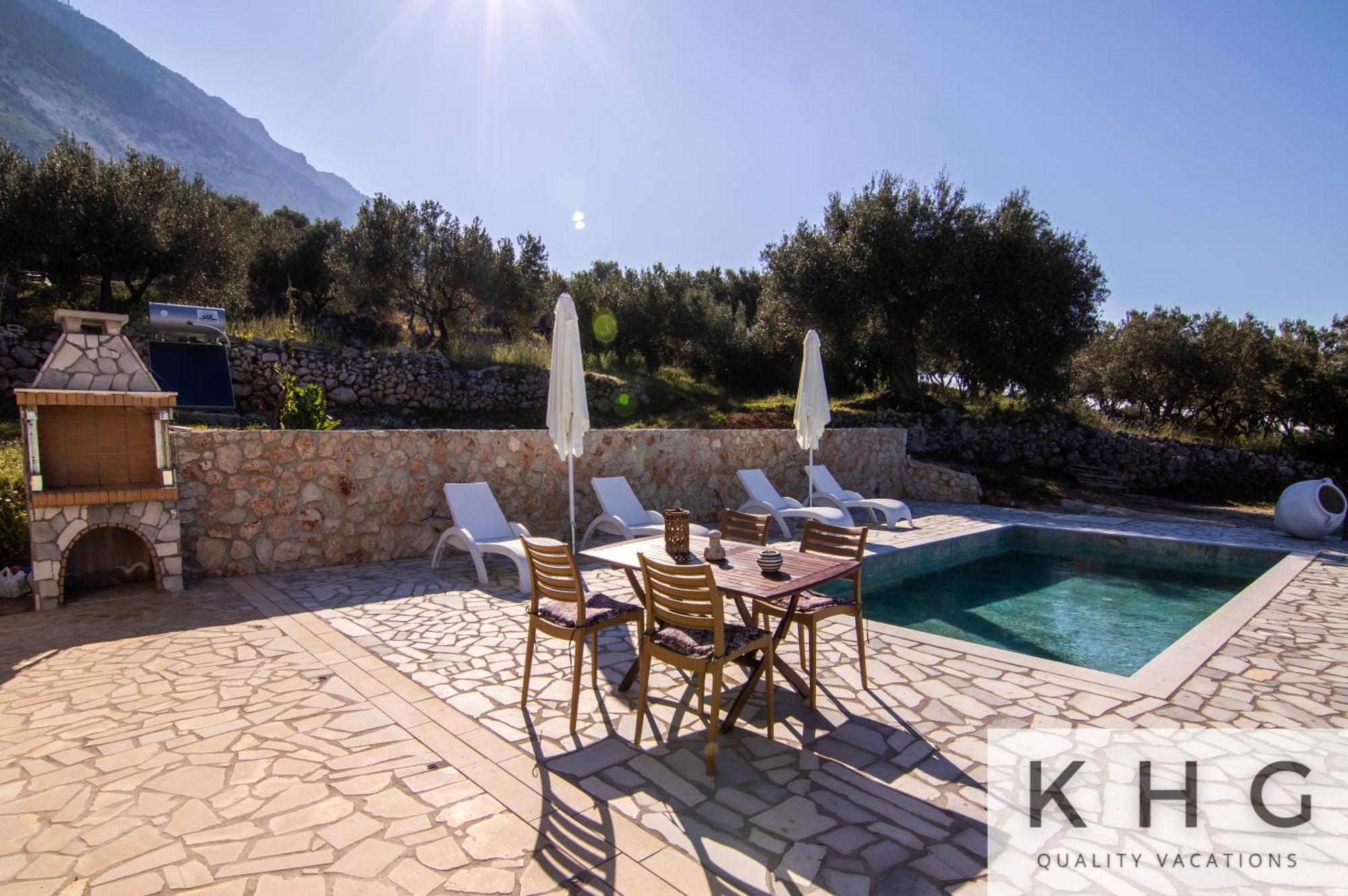 Skoumas Villa Surrounded By Olive Trees! Vlachata Extérieur photo